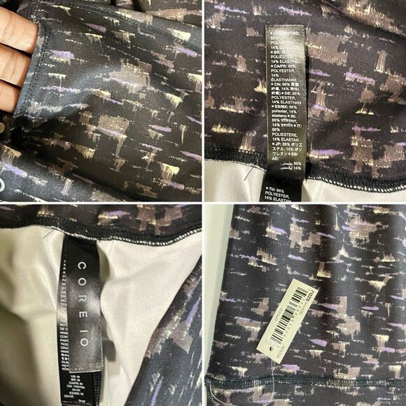 New Women yoga leggings Medium high waist Hide pocket Multicolored - Picture 10 of 12